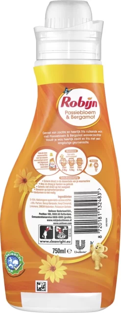 Robijn Classics Passiebloem & Bergamot Wasverzachter - 4 X 30 Wasbeurten - Voordeelverpakking -Lifestyleproducten 464x1200 15