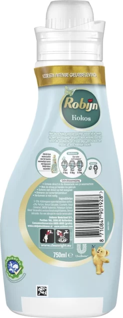 Robijn Collections Kokos Wasverzachter - 4 X 30 Wasbeurten - Voordeelverpakking -Lifestyleproducten 464x1200 7