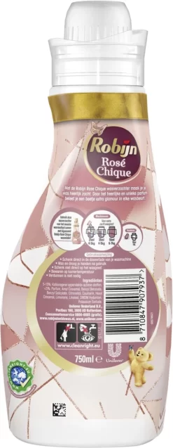 Robijn Collections Rosé Chique Wasverzachter - 4 X 750 Ml - Voordeelverpakking -Lifestyleproducten 465x1200 3