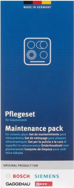 Bosch / Siemens Kookplaat Onderhoudsset - Onderhoudsset Voor Keramische Oppervlakken -Lifestyleproducten 473x1200