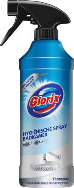 Glorix Hygiënische Badkamer Foamspray - 6 X 500 Ml - Voordeelverpakking -Lifestyleproducten 476x1200 1