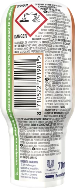 Cif CleanBoost Power & Shine Keuken Ecorefill Capsules - 10 X 70 Ml - Voordeelverpakking -Lifestyleproducten 478x1200 5