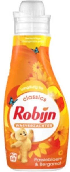 Robijn Classics Passiebloem & Bergamot Wasverzachter - 8 X 30 Wasbeurten - Voordeelverpakking -Lifestyleproducten 492x1200