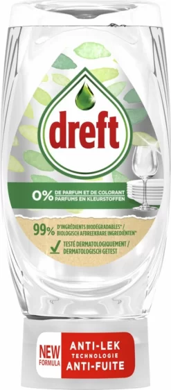 Dreft Afwasmiddel Pure & Clean - 8 X 370 Ml - Voordeelverpakking -Lifestyleproducten 527x1200 1