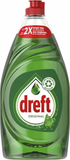 Dreft Platinum Quickwash Original - Vloeibaar Afwasmiddel - Tot 3x Sneller Schoonmaken Van Het Vet - Voordeelverpakking 8 X 780ml -Lifestyleproducten 529x1200 1