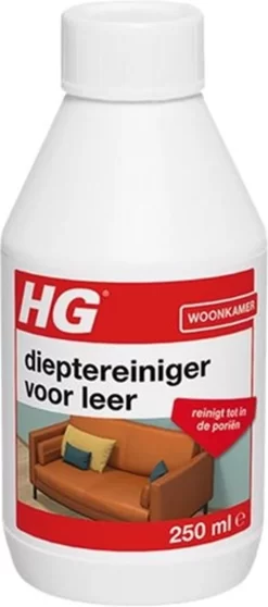 HG Dieptereiniger Voor Leer - 250 Ml - Reinigt Tot In De Poriën