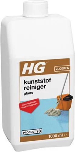 HG Kunststofreiniger Glans - Glansherstel - Geschikt Voor O.a. Pvc, Gietvloeren En Linoleum