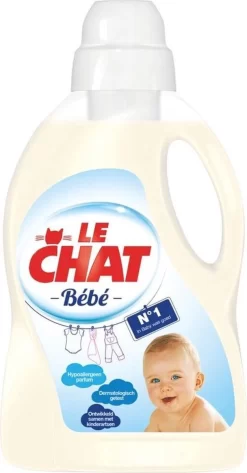 Le Chat Baby Gel - Vloeibaar Wasmiddel - 30 Wasbeurten -Lifestyleproducten 627x1200 1