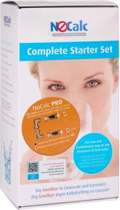 NoCalc CombiCompact PRO Starter Set - Incl. Sensor En Patroon - Waterontharder - Waterontkalker -Lifestyleproducten 685x1200