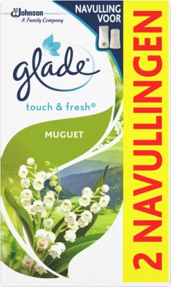Glade By Brise Touch & Fresh Muguet Navulling - 2 Stuks
