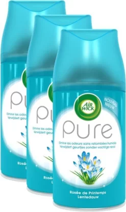 Air Wick Freshmatic Automatische Spray - Luchtverfrisser - Pure Lentedauw Navulling - 3 Stuks -Lifestyleproducten 718x1200 4