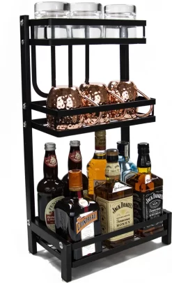 Chefs Cuisine Kruidenrek - Kruidenrek Staand - Keukenrek - Aanrecht Organiser - Bureau Organizer - Keuken Organizers - Roestvrij Staal -Lifestyleproducten 730x1200