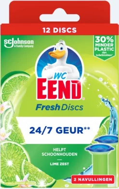 WC Eend Fresh Discs Navul Duo Lime 72 Ml