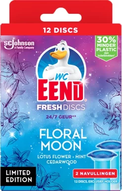 WC-Eend Fresh Discs Floral Moon + Navulling 12 Discs -Lifestyleproducten 767x1200 2