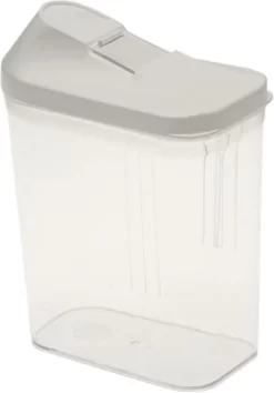 Merkloos Keeeper Strooibus 0,75L 10,5x5,5x17cm Wit/transparant