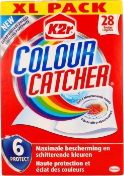 K2r Colour Catcher - Anti Kleurdoorloopdoekjes - Kleurbeschermer - 28 Stuks -Lifestyleproducten 846x1200