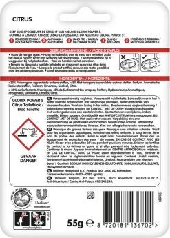 Glorix Power 5 Toiletblokken - Citroen - 7 X 2 Stuks - Voordeelverpakking -Lifestyleproducten 860x1200 2