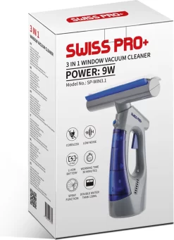 Swiss Pro+ Ruitenreiniger 3 In 1 WV 2 Blue Edition Window Vac - Ca. 120 M² - Waterzuiger - Incl. Smalle Zuigmond - Oplaadbaar - Raamwisser - Streeploos - Clicksystem - 2 Microvezeldoekjes - Met Sprayfunctie - Low Noise - Hepafilter 14 Swiss Pro+ Ruitenreiniger 3 In 1 WV 2 Blue Edition Window Vac - Ca. 120 M² - Waterzuiger - Incl. Smalle Zuigmond - Oplaadbaar - Raamwisser - Streeploos - Clicksystem - 2 Microvezeldoekjes - Met Sprayfunctie - Low Noise - Hepafilter -Lifestyleproducten 870x1200 1