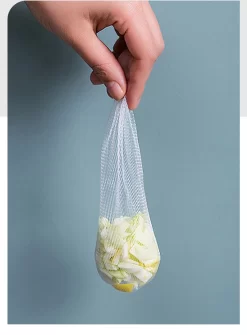 Merkloos Gootsteen Organizer - Gootsteen Afval Netje - Gootsteenontstopper -Gootsteen Zeef Netto- Sink Filter Rack Anti-Blokkeren Wegwerp-Fijne Mesh Filter Aanrecht Zeef Mesh Tas Voor Keuken- Spoelbak - Incl. 50 Netjes -Lifestyleproducten 886x1200