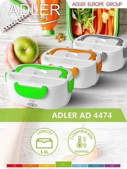 Adler AD 4474 Grijze Elektrische Lunchbox -Lifestyleproducten 900x1200 5