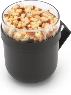 Brabantia Make & Take Soepbeker - 0,6 L - Kunststof - Dark Grey -Lifestyleproducten 904x1200