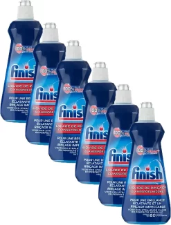 Finish Glansspoelmiddel Regular Vaatwasmiddel - 6x 400 ML - Voordeelpak