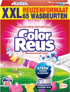 Color Reus Waspoeder Wasmiddel - Witte Reus - Voordeelverpakking - 65 Wasbeurten -Lifestyleproducten 917x1200