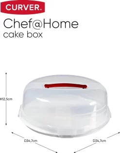 Curver Chef@home Taartdoos Laag - Sneeuwwit -Lifestyleproducten 943x1200