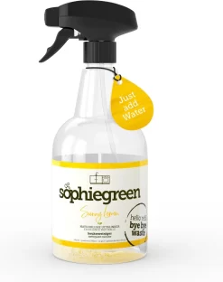 SophieGreen Voorjaarspakket; Allesreiniger + Keukenreiniger - 2x 750ml + Navullingen + Sopje Allesreiniger 100g -Lifestyleproducten 951x1200 1
