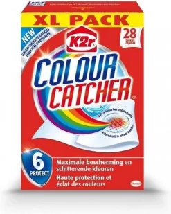 K2r Colour Catcher - Anti Kleurdoorloopdoekjes - Kleurbeschermer - 28 Stuks -Lifestyleproducten 958x1200