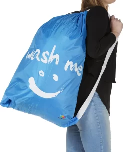 Wonair - Grote Waszak - 60x90cm - Hemelsblauw - Met Trekkoord En Draagband -Lifestyleproducten 972x1200